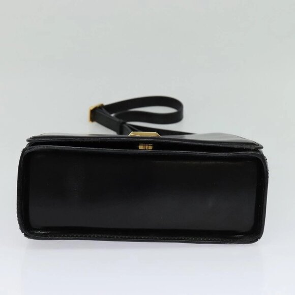 BALLY Shoulder Bag Leather Black Auth - Picture 13 of 16